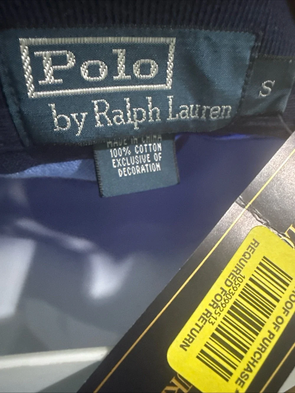 Ralph Lauren Classic Blue Stripes Men’s Polo NWT - Small